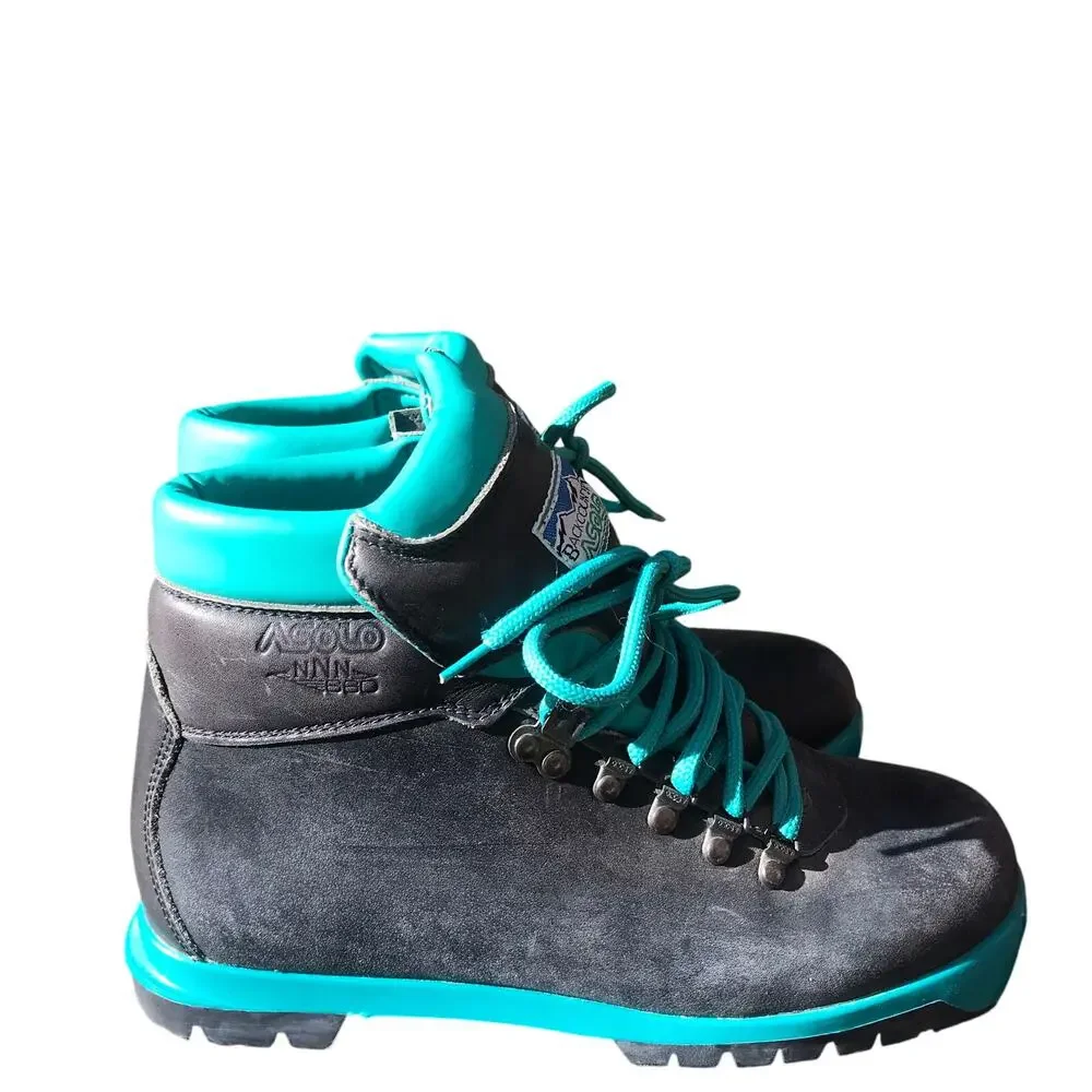Vintage Backcountry ASOLO NNN 660 Cross Country Boots Italy Women's Size 7.5